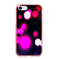 Чехол iPhone 7/8 матовый Розовые блики света
