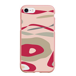 Чехол iPhone 7/8 матовый Magenta, цвет: 3D-светло-розовый
