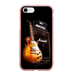 Чехол iPhone 7/8 матовый Рокерская гитара