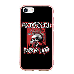 Чехол iPhone 7/8 матовый Exploited - punks not dead