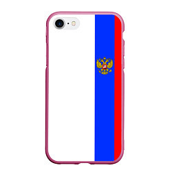 Чехол iPhone 7/8 матовый Цвета России - герб