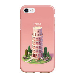 Чехол iPhone 7/8 матовый Pisa Isometric
