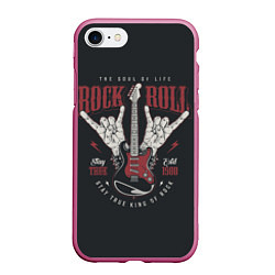 Чехол iPhone 7/8 матовый Rock and roll - хой