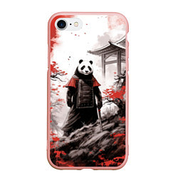 Чехол iPhone 7/8 матовый Panda samurai