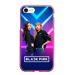 Чехол iPhone 7/8 матовый Blackpink neon