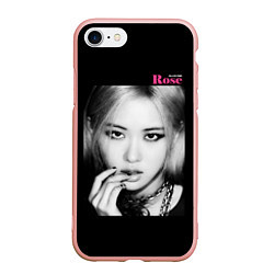 Чехол iPhone 7/8 матовый Blackpink Rose Gold Chain