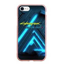 Чехол iPhone 7/8 матовый Cyberpunk neon style