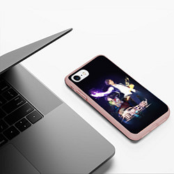 Чехол iPhone 7/8 матовый Маг на полную ставку - персонажи, цвет: 3D-светло-розовый — фото 2
