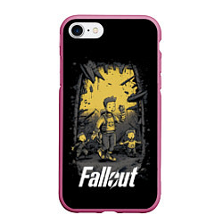 Чехол iPhone 7/8 матовый Fallout boys