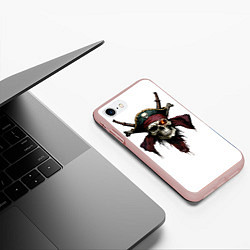 Чехол iPhone 7/8 матовый Captain Ornstein, цвет: 3D-светло-розовый — фото 2