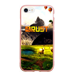 Чехол iPhone 7/8 матовый Rust poster game