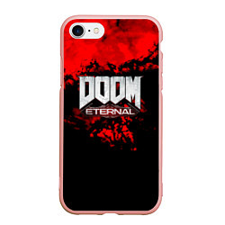 Чехол iPhone 7/8 матовый Doom blood game