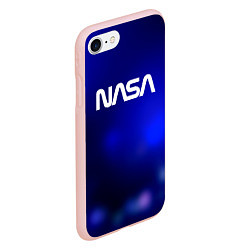 Чехол iPhone 7/8 матовый Nasa звёздное небо, цвет: 3D-светло-розовый — фото 2