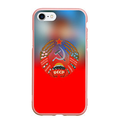 Чехол iPhone 7/8 матовый Belarus ussr