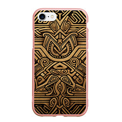 Чехол iPhone 7/8 матовый Орнамент в стиле викингов