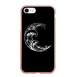 Чехол iPhone 7/8 матовый Moon wave