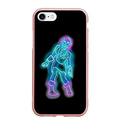 Чехол iPhone 7/8 матовый Neon undead