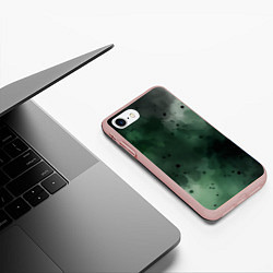 Чехол iPhone 7/8 матовый Акварелика, цвет: 3D-светло-розовый — фото 2