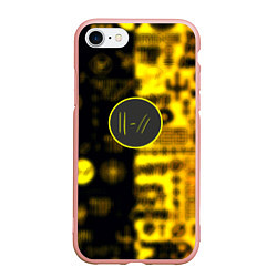 Чехол iPhone 7/8 матовый Twenty one pilots yellow music