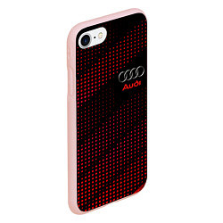 Чехол iPhone 7/8 матовый Audi sportdot, цвет: 3D-светло-розовый — фото 2
