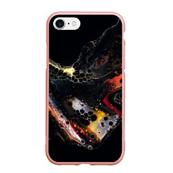 Чехол iPhone 7/8 матовый Berco, цвет: 3D-светло-розовый