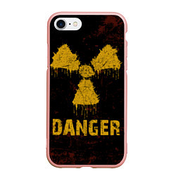 Чехол iPhone 7/8 матовый Опасный человек радиация