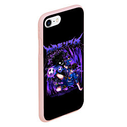 Чехол iPhone 7/8 матовый Бачира - Блю Лок, цвет: 3D-светло-розовый — фото 2