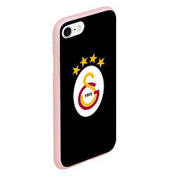 Чехол iPhone 7/8 матовый Galatasaray logo fc, цвет: 3D-светло-розовый — фото 2