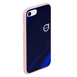 Чехол iPhone 7/8 матовый Volvo abstraction, цвет: 3D-светло-розовый — фото 2