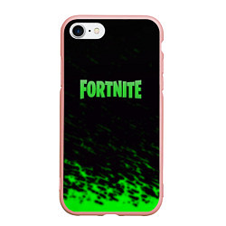 Чехол iPhone 7/8 матовый Fortnite краски зелёные