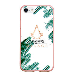 Чехол iPhone 7/8 матовый Assasins creed mirage game pattern