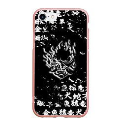 Чехол iPhone 7/8 матовый Samurai pattern japan 2077