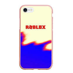 Чехол iPhone 7/8 матовый Roblox краски текстура game, цвет: 3D-светло-розовый