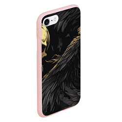 Чехол iPhone 7/8 матовый Останки падших ангелов, цвет: 3D-светло-розовый — фото 2