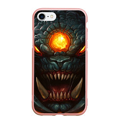 Чехол iPhone 7/8 матовый Roshan Rage, цвет: 3D-светло-розовый