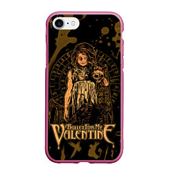 Чехол iPhone 7/8 матовый BFMV: Witch Girl, цвет: 3D-малиновый