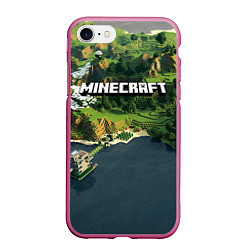 Чехол iPhone 7/8 матовый Minecraft Location