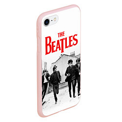 Чехол iPhone 7/8 матовый The Beatles: Break, цвет: 3D-светло-розовый — фото 2