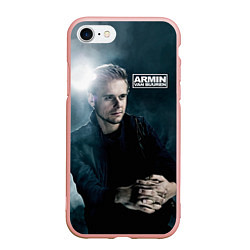 Чехол iPhone 7/8 матовый Armin Van Buuren, цвет: 3D-светло-розовый