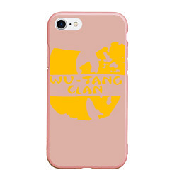 Чехол iPhone 7/8 матовый Wu-Tang Clan, цвет: 3D-светло-розовый