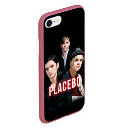 Чехол iPhone 7/8 матовый Placebo Guys, цвет: 3D-малиновый — фото 2