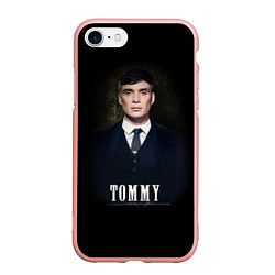 Чехол iPhone 7/8 матовый Peaky Tommy, цвет: 3D-светло-розовый