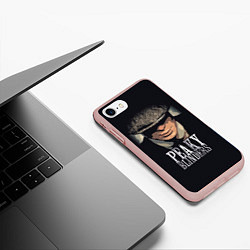 Чехол iPhone 7/8 матовый Peaky Blinders, цвет: 3D-светло-розовый — фото 2