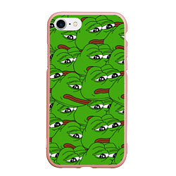 Чехол iPhone 7/8 матовый Sad frogs