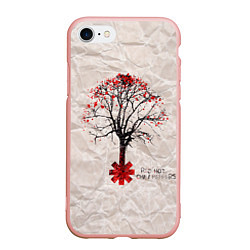 Чехол iPhone 7/8 матовый RHCP: Red Tree