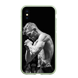 Чехол iPhone XS Max матовый Conor McGregor: Mono