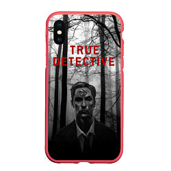 Чехол iPhone XS Max матовый True Detective: Blackwood