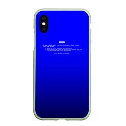 Чехол iPhone XS Max матовый BSOD