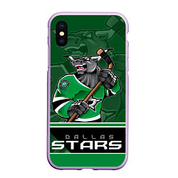 Чехол iPhone XS Max матовый Dallas Stars