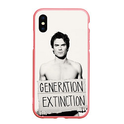 Чехол iPhone XS Max матовый Generation Extinction